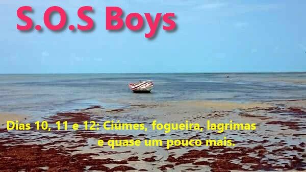 Foto 1 do Conto erotico: S.O.S Boys - Dias 10, 11 e 12: Ciúmes, fogueira, lagrimas e quase um pouco mais.