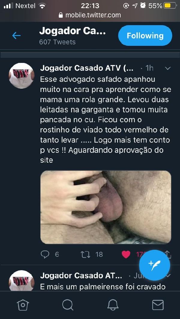 Foto 1 do Conto erotico: Sendo putinha do jogador casado.