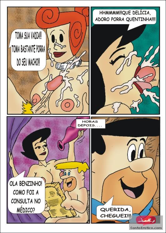 Quadrinho Erotico O Álibi - Os flintstones Imagem 7