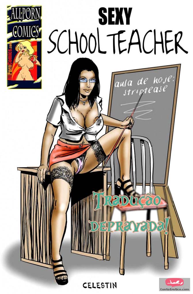 Quadrinho Erotico Sexy School Teacher Imagem 1