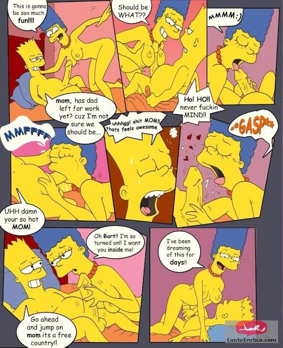 Quadrinho Erotico The Simpsons Imagem 4