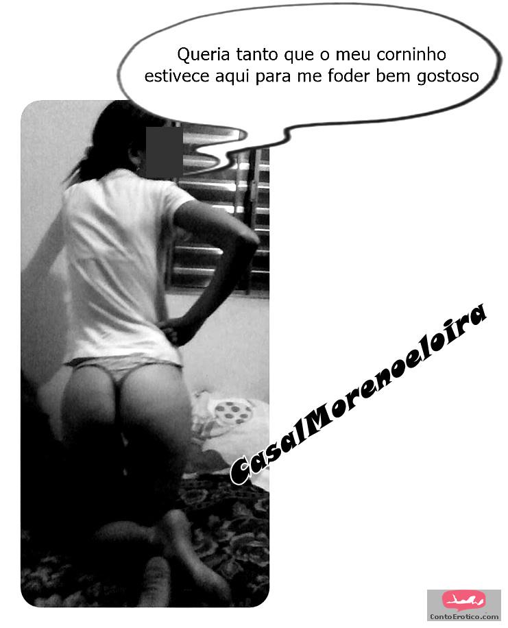 Quadrinho Erotico Loira Toda Safada Em casa Imagem 3