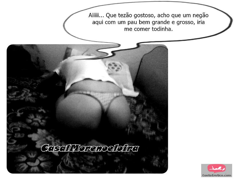 Quadrinho Erotico Loira Toda Safada Em casa Imagem 4