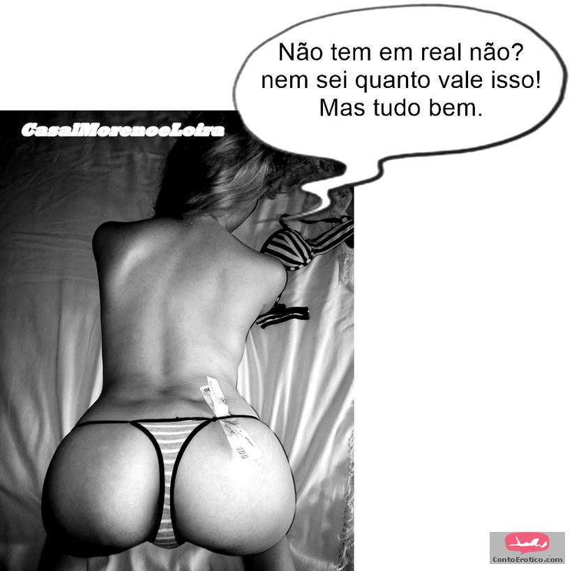 Quadrinho Erotico Loira Safada Tranzando Por Dinheiro Imagem 4