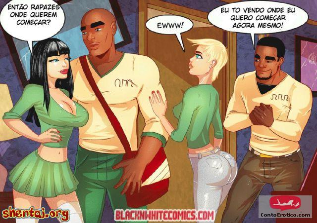 Quadrinho Erotico Elas adoram negros - Parte 4... Imagem 5