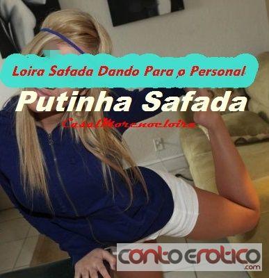 Quadrinho Erotico Loira Safada Dando Para o Personal Imagem 1