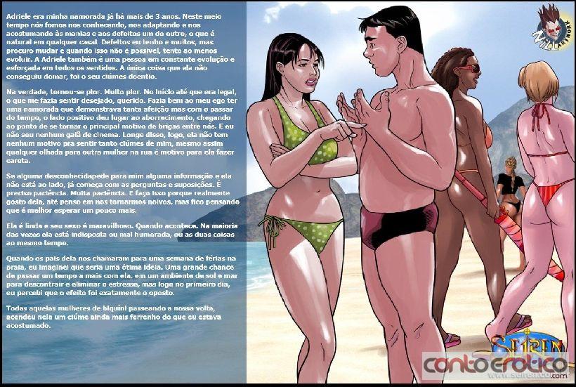 Quadrinho Erotico Amor de Praia Imagem 2