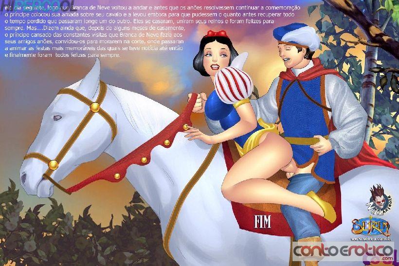 Quadrinho Erotico A história erótica de Branca de Neve vagabunda... Imagem 15