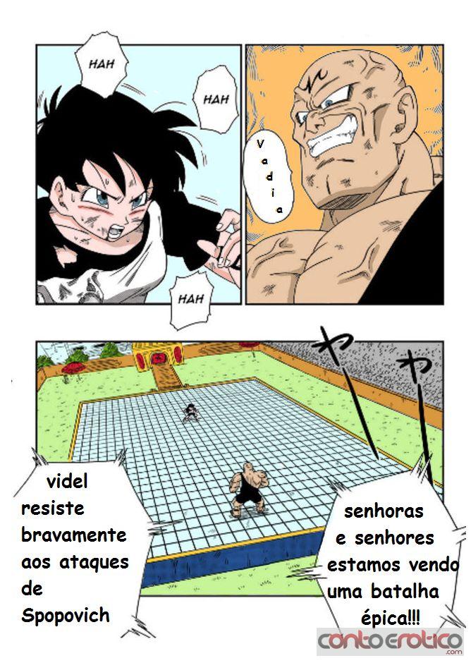 Quadrinho Erotico O terrível combate entre Videl e Spopovich parte 1 Imagem 2