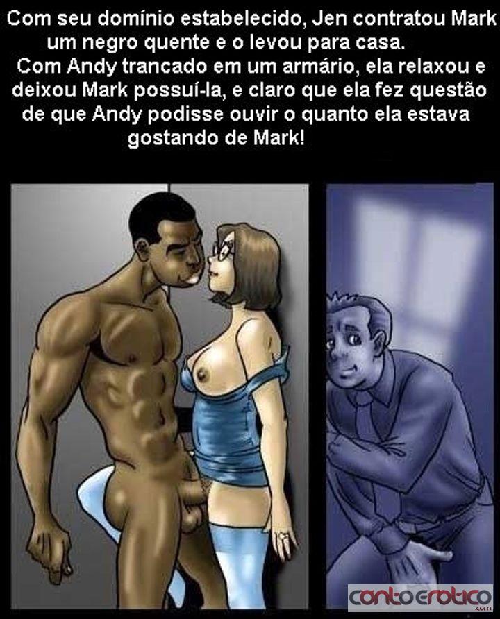 Quadrinho Erotico Esposa no comando Imagem 2