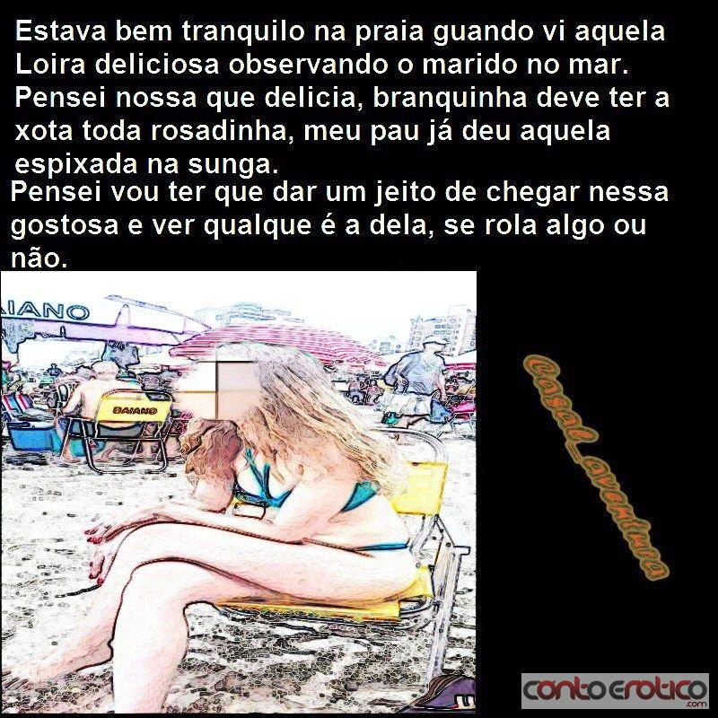 Quadrinho Erotico Uma Loira Deliciosa Na Praia (1Parte) Imagem 2