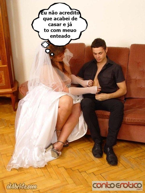 Quadrinho Erotico Comendo a madrasta no dia do casamento Imagem 2