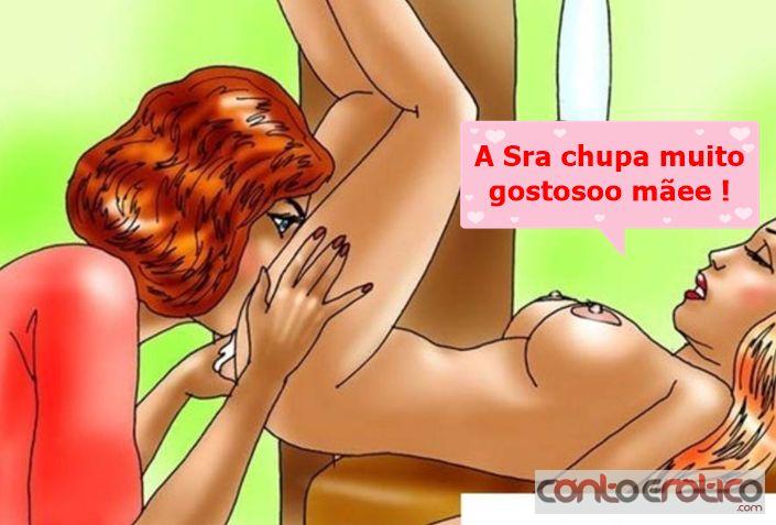 Quadrinho Erotico Depilando a filha Imagem 10