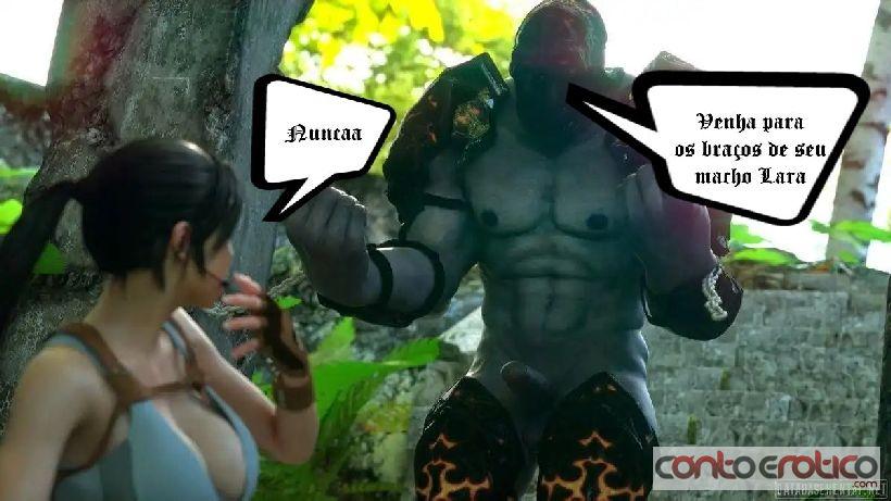 Quadrinho Erotico Lara Croft e o Guardião Imagem 6