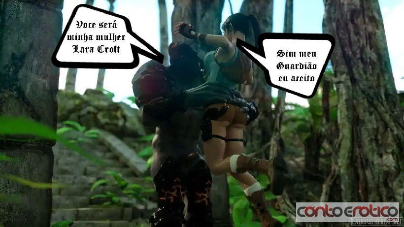 Quadrinho Erotico Lara Croft e o Guardião Imagem 7