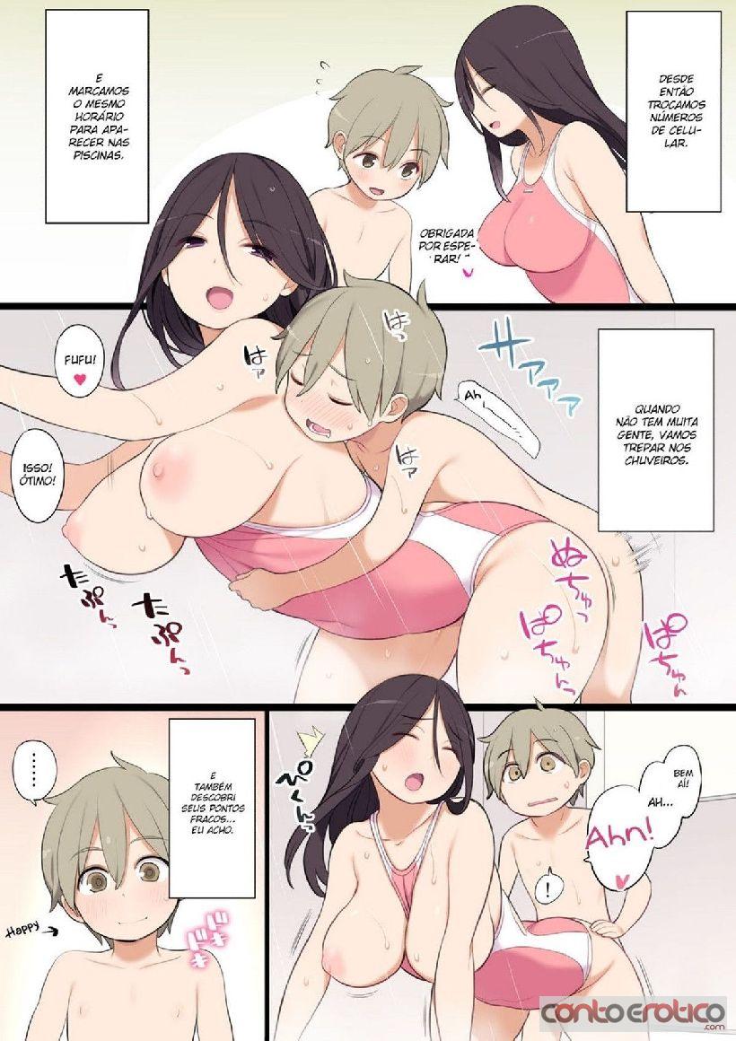 Quadrinho Erotico Pool de Deatta Oneesan to Ecchi na Kankei ni 1/2 Imagem 9