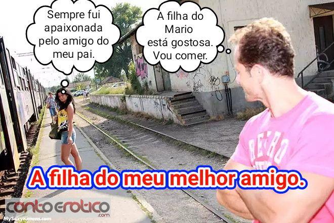 Quadrinho Erotico A filha do meu melhor amigo. Imagem 1