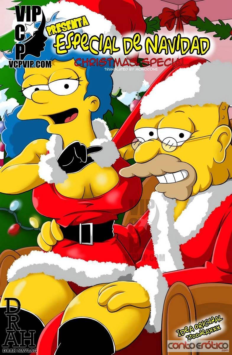 Quadrinho Erotico O Natal de Marge Imagem 1