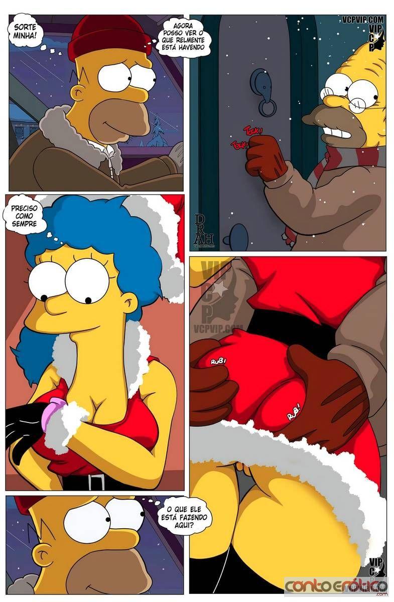 Quadrinho Erotico O Natal de Marge Imagem 5