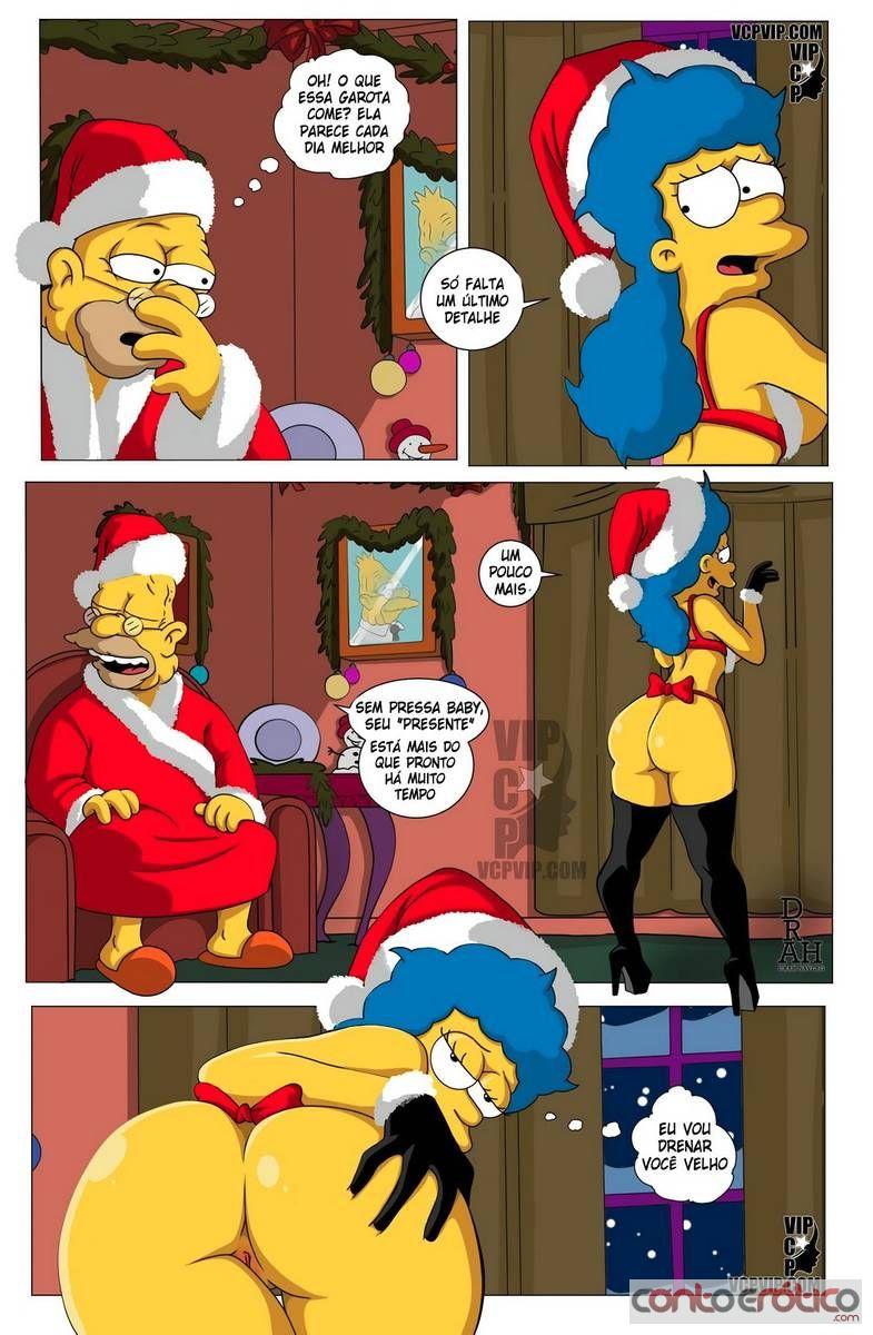 Quadrinho Erotico O Natal de Marge Imagem 7