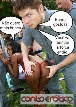 Quadrinho Erotico Novinha, rica e burra. Imagem 10