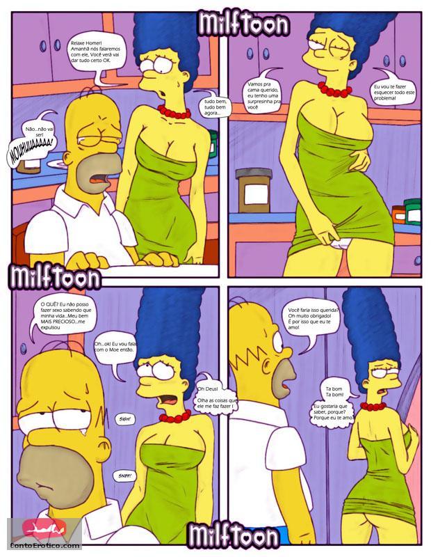 Quadrinho Erotico Os Simpsons Hentai Imagem 2