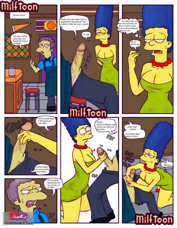 Quadrinho Erotico Os Simpsons Hentai Imagem 4