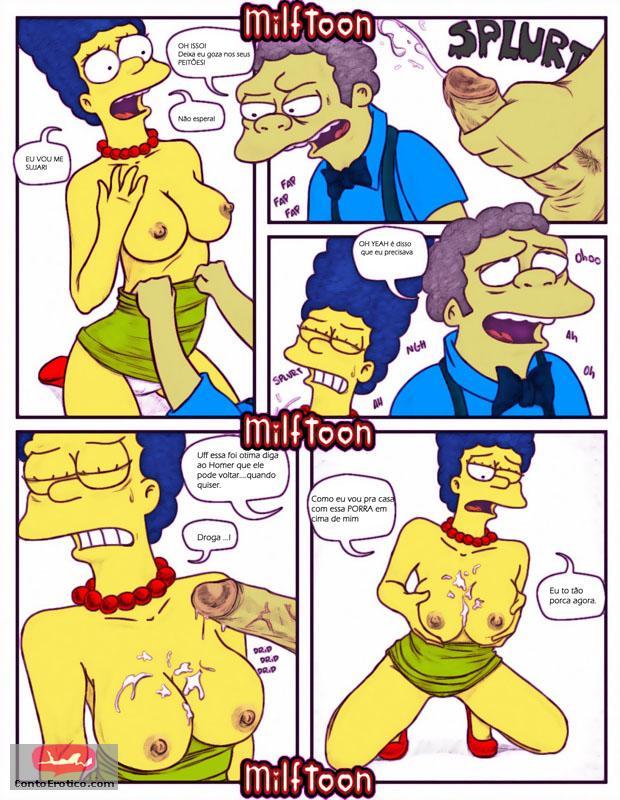 Quadrinho Erotico Os Simpsons Hentai Imagem 6