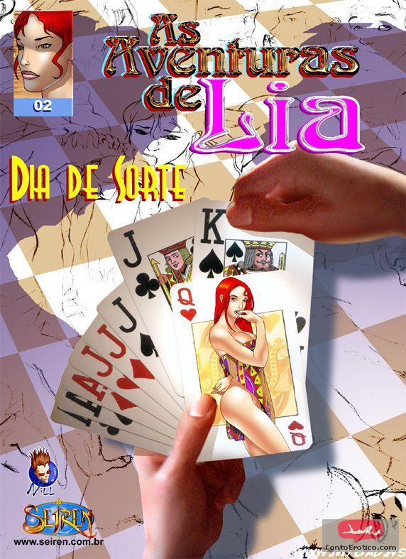 Quadrinho Erotico As Aventuras de Lia - Dia de Sorte Imagem 1