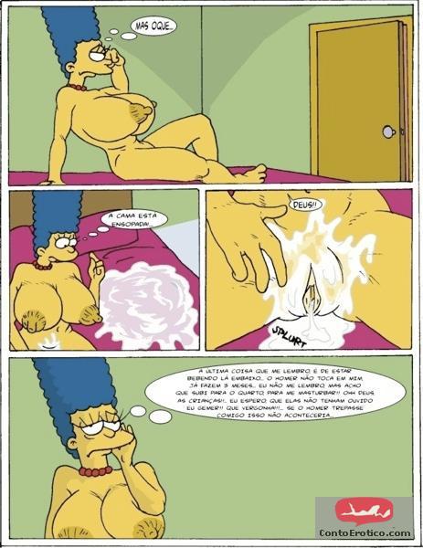 Quadrinho Erotico O Incesto dos Simpsons Imagem 18