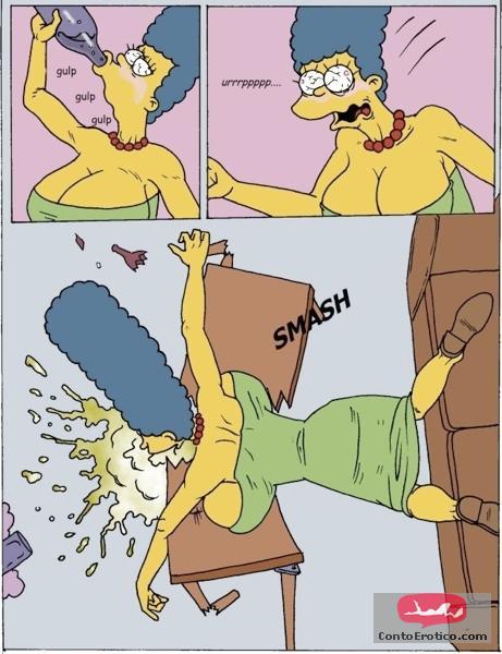 Quadrinho Erotico O Incesto dos Simpsons Imagem 2