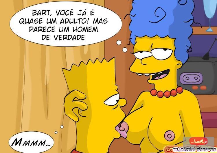 Quadrinho Erotico A família Simpson bêbada Imagem 5