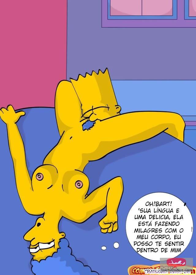 Quadrinho Erotico A família Simpson bêbada Imagem 8