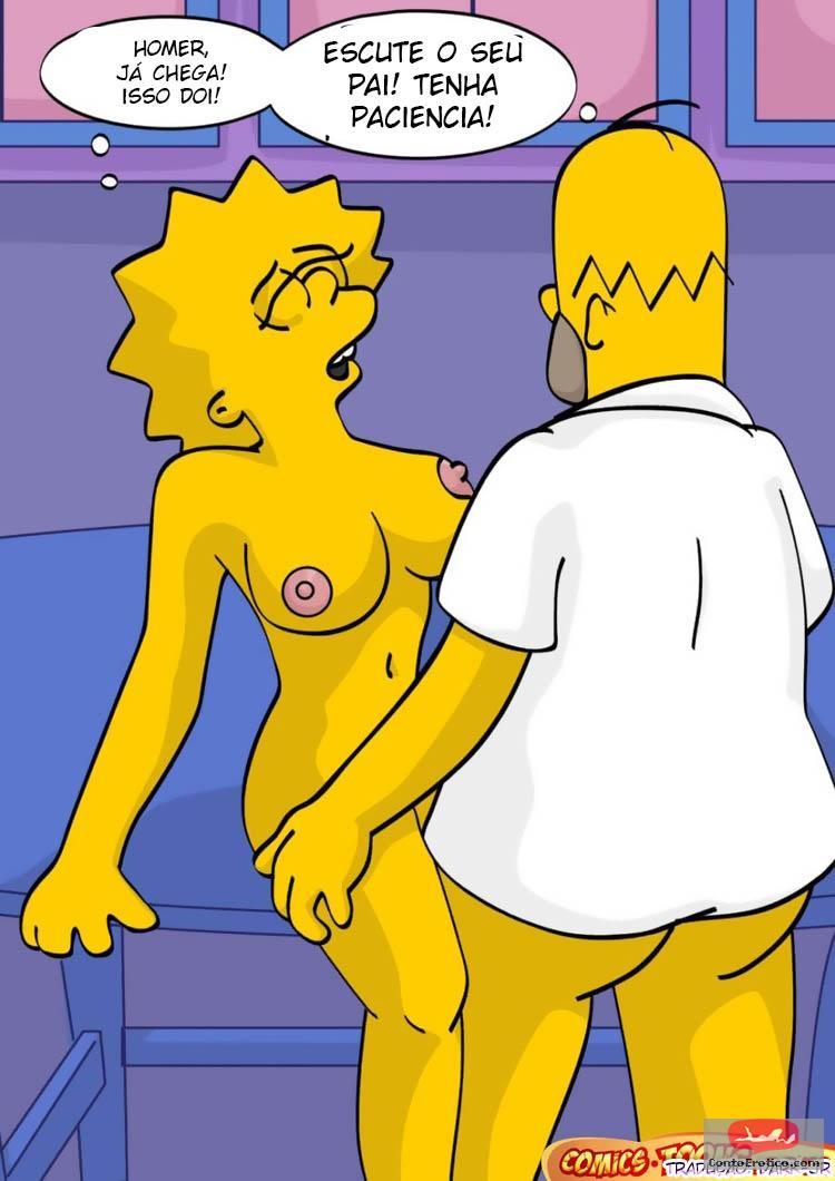 Quadrinho Erotico A família Simpson bêbada Imagem 9