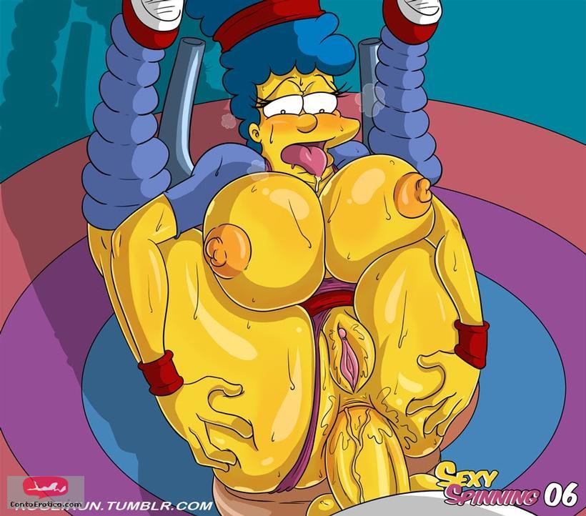 Quadrinho Erotico Os Simpsons em Sexy Spinning Imagem 7