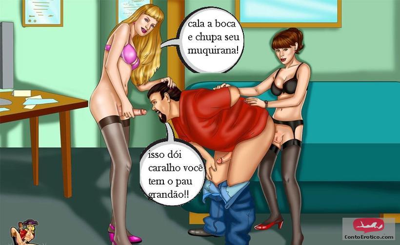 Quadrinho Erotico O Escritorio Interessante Imagem 8