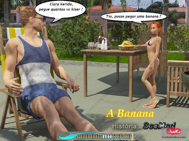 Quadrinho Erotico A Banana Imagem 1