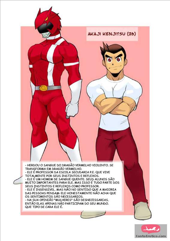 Quadrinho Erotico Dragon Ranger (Part. 1) GAY Imagem 1