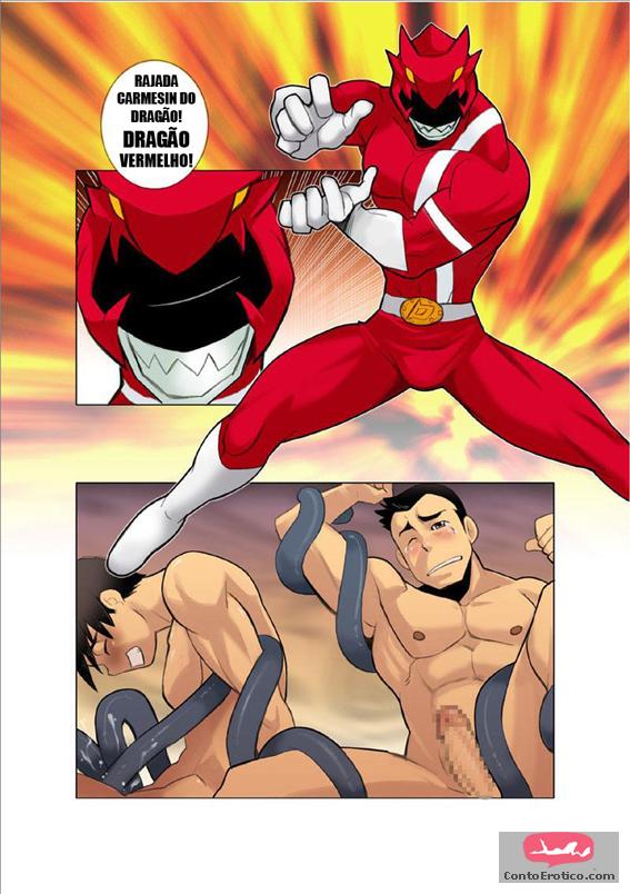 Quadrinho Erotico Dragon Ranger (Part. 1) GAY Imagem 8