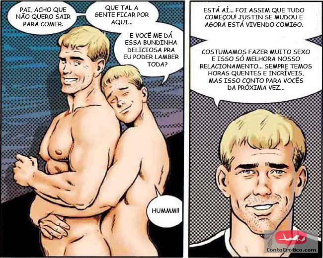 Quadrinho Erotico Meu Selvagem e Atrevido Filho - Parte 1 (GAY) Imagem 17