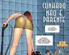 Quadrinho Erotico As Aventuras de Lia - Cunhado Não é Parente Foto 1